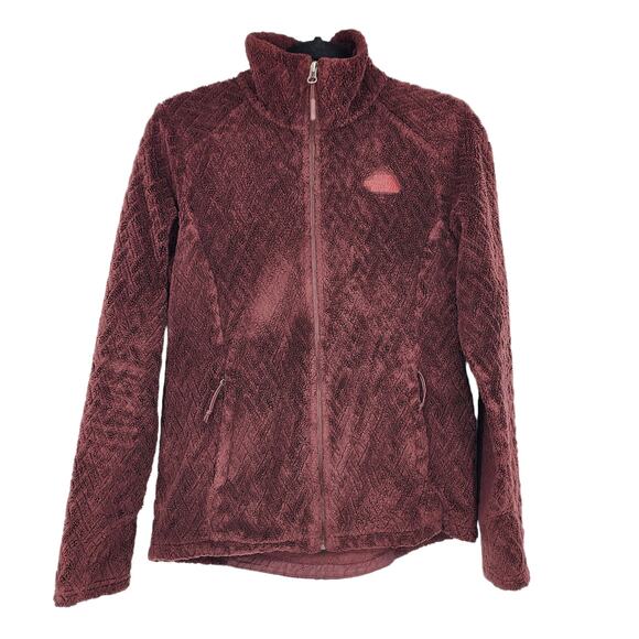 The North Face Women's Brown Full Zip Stand Up Collar Jacket Sweater Size Small - Picture 1 of 4
